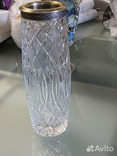 Хрустальная ваза