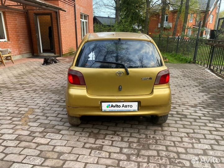 Toyota Yaris 1.3 МТ, 2001, 308 277 км