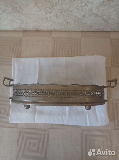 Поднос сухарница ваза фарфор металл СССР