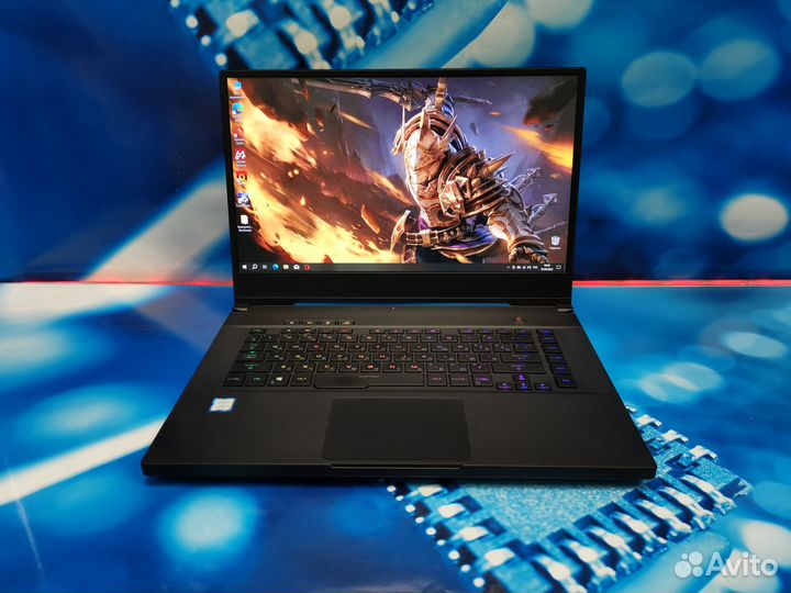 240 Гц Игровой ROG на i7 9750H/RTX 2070/16gb/SSD