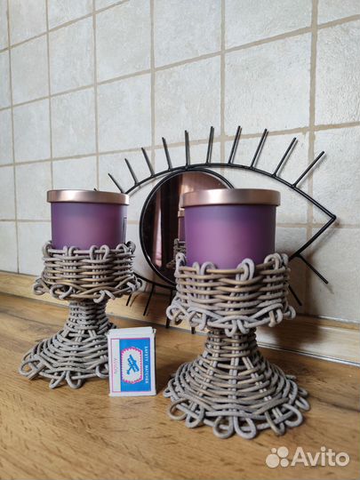 Подсвечник цвет латунь