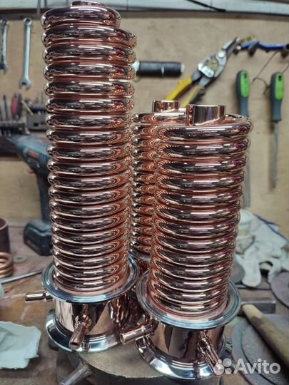 Медный дефлегматор Димрота 3 дюйма