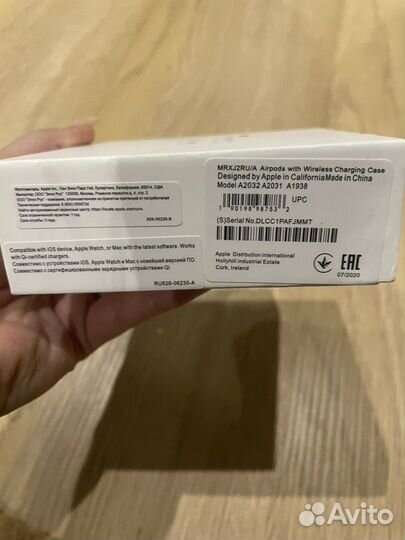 Беспроводные наушники apple airpods 2