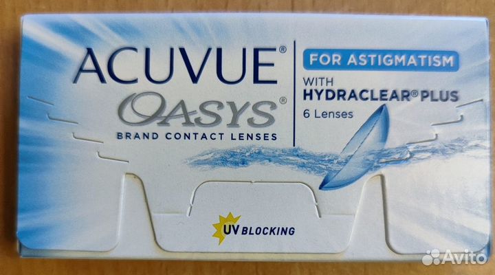 Линзы acuvue oasys astigmatism -6, 5