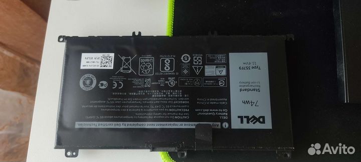 Аккумулятор для ноутбука dell inspiron 7567