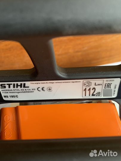 Бензопила stihl ms 180 оригинал