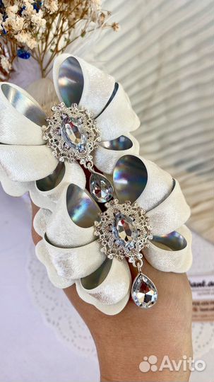 Бантики, резиночки, ободки, повязки ручной работы