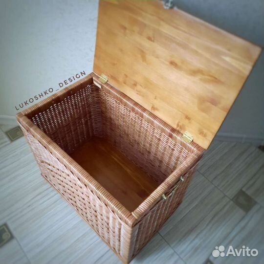 Сундук плетеный