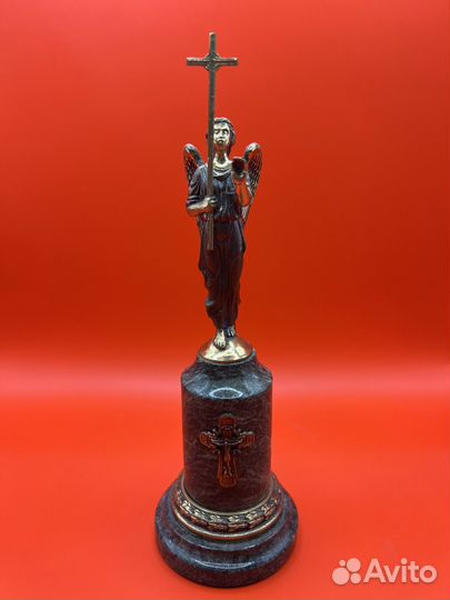 Статуэтка архангел на змеевике