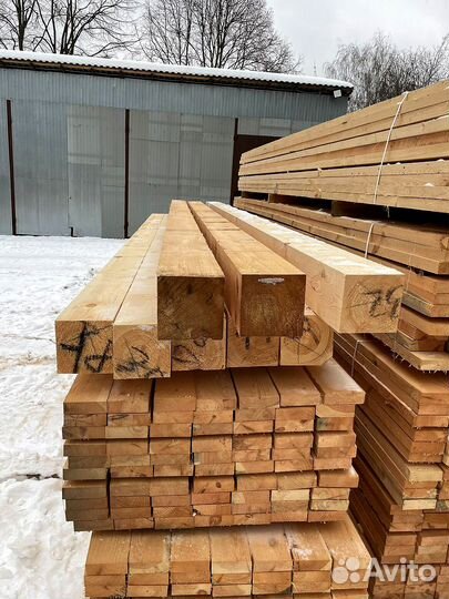 Доска обрезная 25х150х6000мм 1 сорт ГОСТ