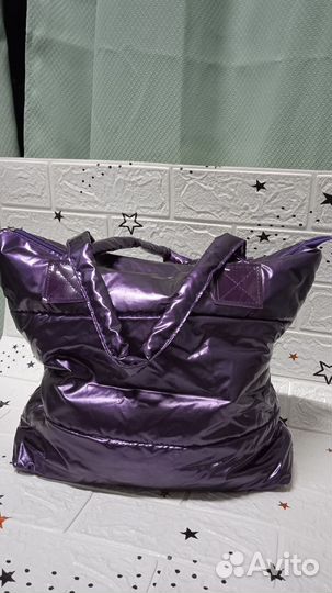 Сумка дутая болонь новая