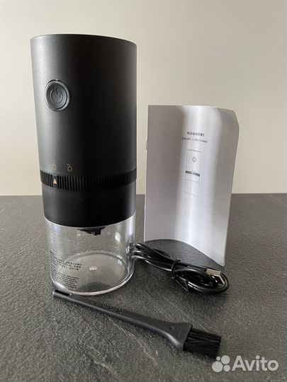 Кофемолка аккумуляторная, жерновая, с usb зарядкой