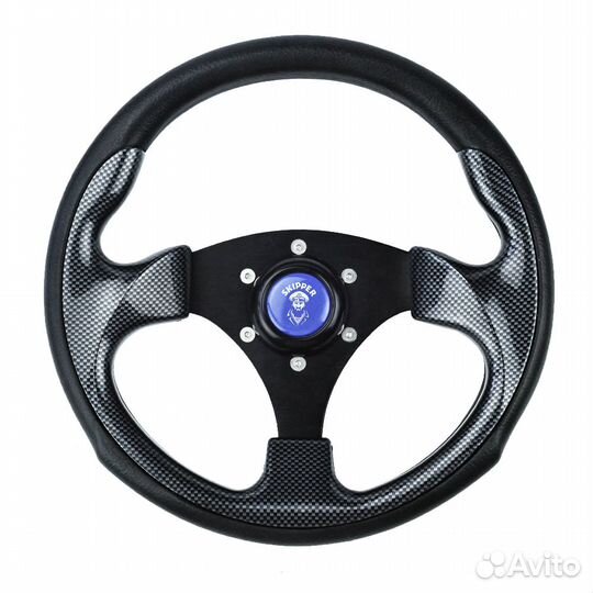 Колесо рулевое Zeta, спицы чёрные 350 мм, чёрный