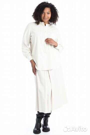 Рубашка из хлопка Marina Rinaldi Sport,21,23,29 IT