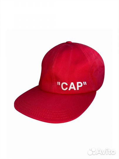 Бейсболка off-white