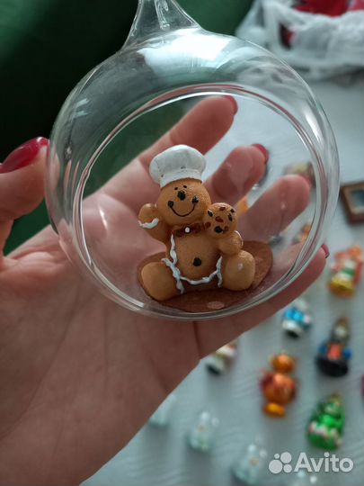 Елочные игрушки стеклянные новые