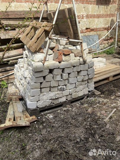 Кирпич силикатный бу