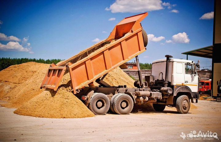 Песок карьерный