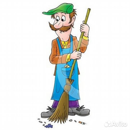 Дворник-тележечник ТЦ 