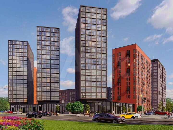 2-к. квартира, 54,7 м², 11/15 эт.