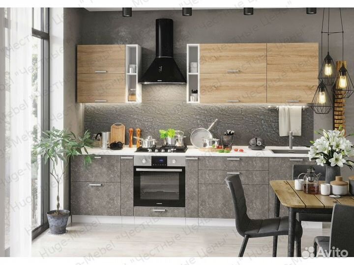 Новая кухня. Цена за кухонный гарнитур на фото