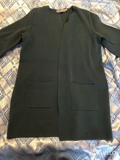 Кардиган женский новый темно-зеленый