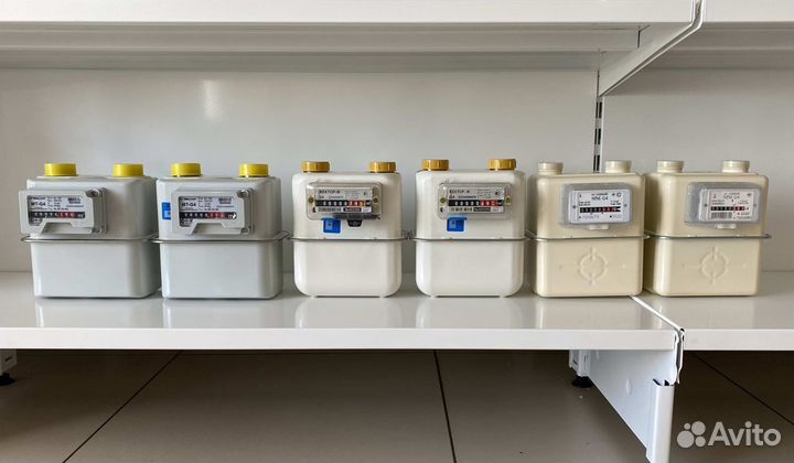Газовый счетчик новый