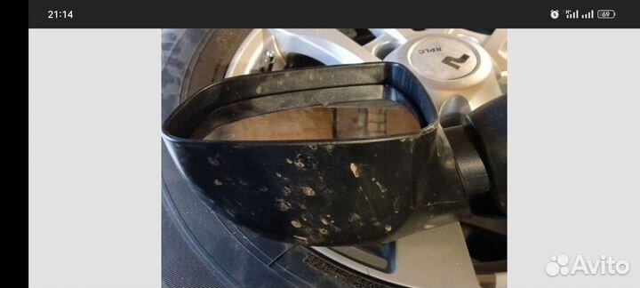 Зеркало левое Renault Logan, Largus