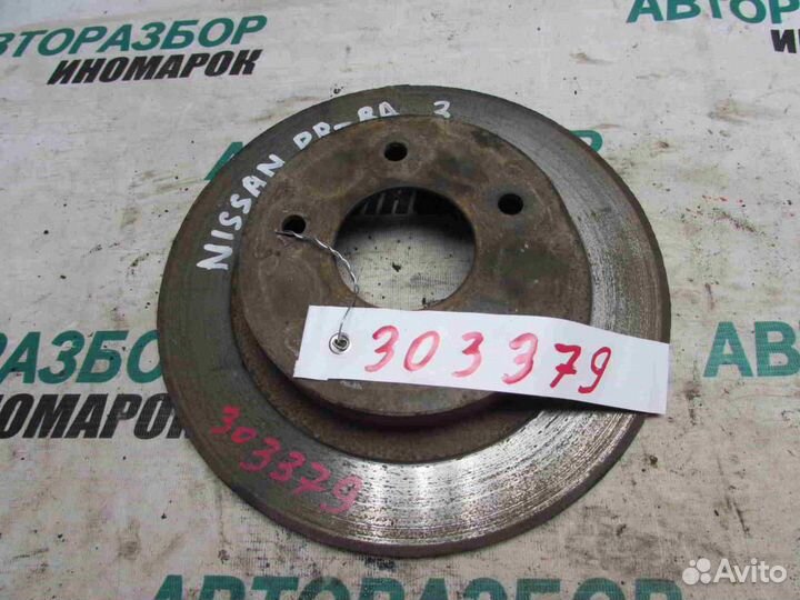 Диск тормозной задний для Nissan Primera 3 2002-2