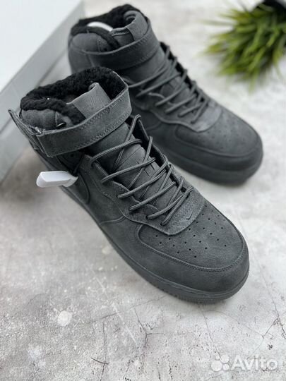 Кроссовки мужские зимние Nike Air Force 1 mid 07