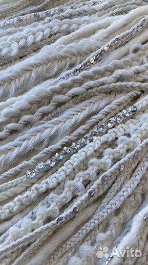 Комплект де косы и дреды, многофактурный