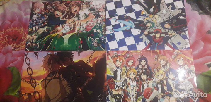 158 плакатов постеров аниме и bts счастья