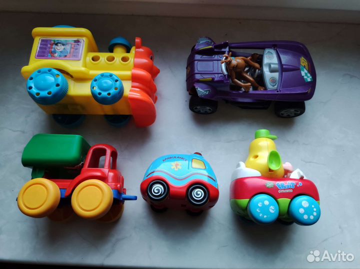 5 машинок пакетом