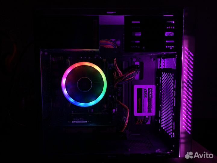 Игровой пк intel 8 ядер + rx 580 8gb