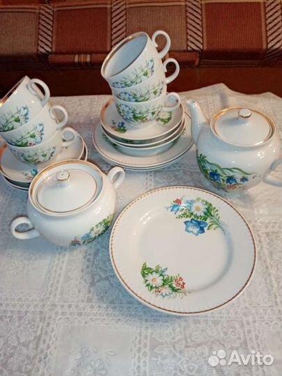 Чайный сервиз СССР Грузинской фабрики