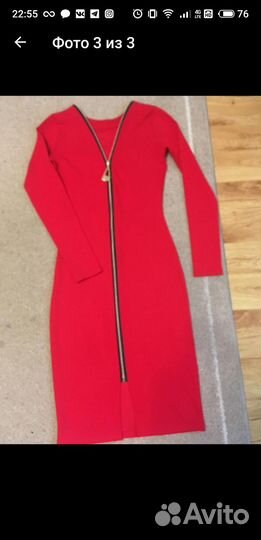 Красное платье