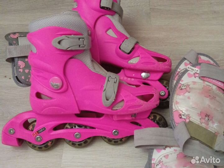 Роликовые коньки детские раздвижные