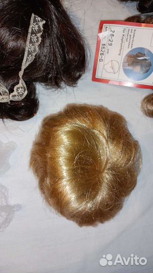 Винтажные парики для кукол Швейцария качество