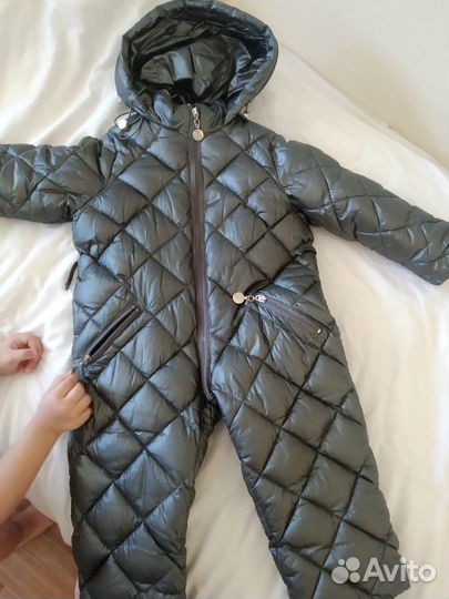 Зимний комбинезон для девочки 86-92