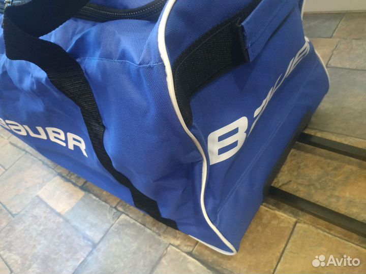 Баул хоккейный на колесах синий 28 Bauer