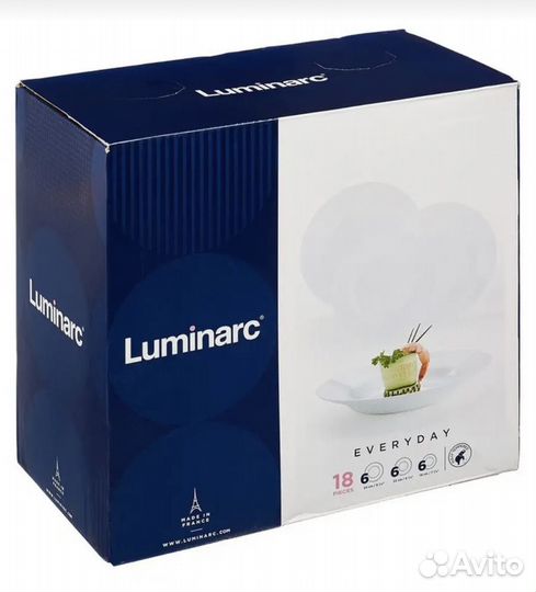Luminarc набор посуды 18 предметов
