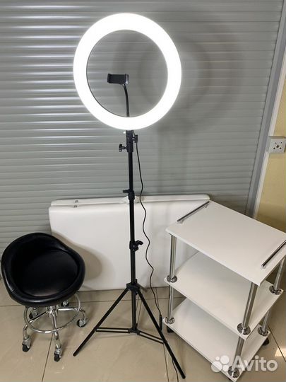 Кольцевая лампа со штативом 33 см
