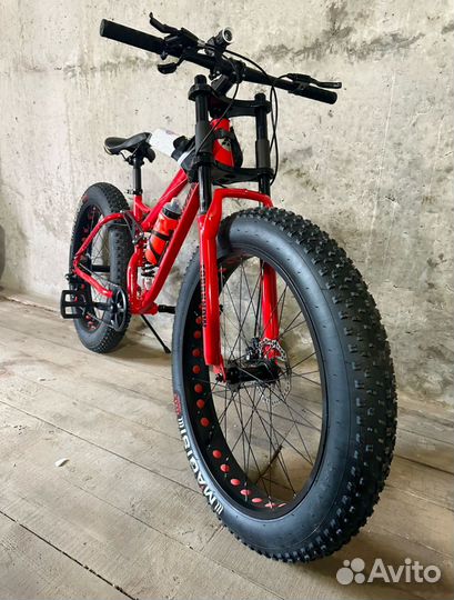 Новый Фэтбайк Fatbike 26 с двумя амортизаторами