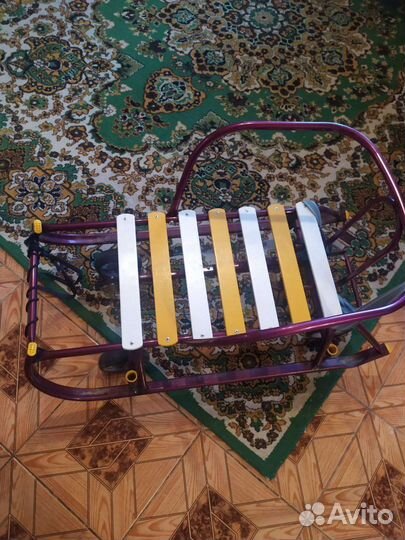 Детские зимние санки коляска бу