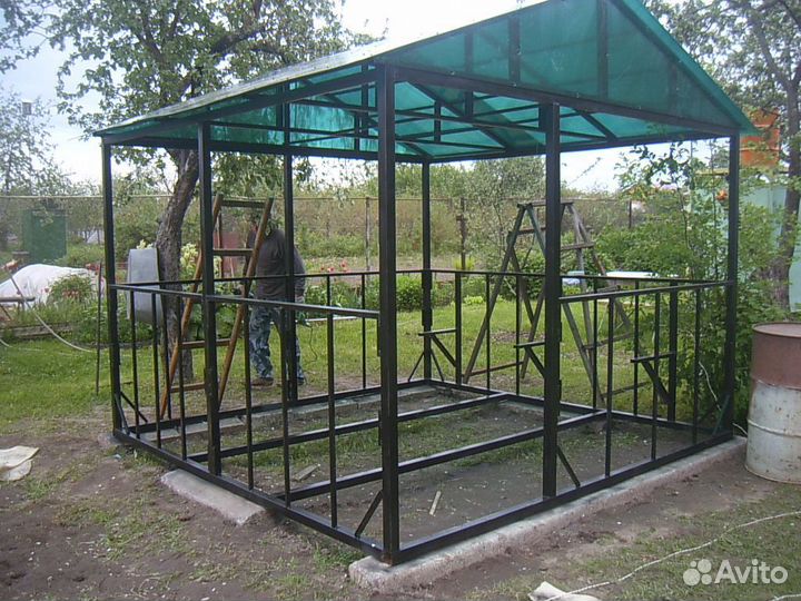 Заборы навесы беседки