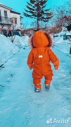 Зимний комбинезон на мальчика 80