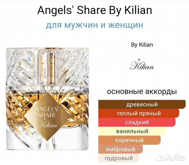 Kilian Apple Brandy /Angels Share/оригинал/делюсь