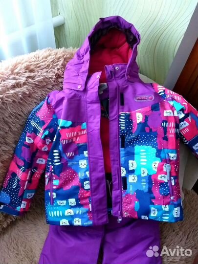Зимний костюм для девочки 104