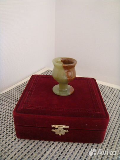 Фужеры/рюмки из натурального камня новые