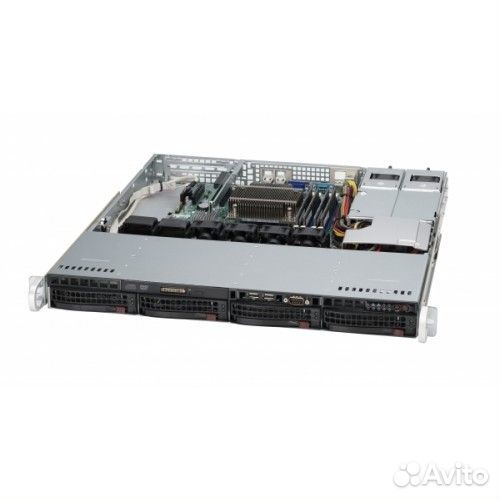 Сервер Supermicro 1u(Xeon e5 2680v4, 64gb, 2tb*2)